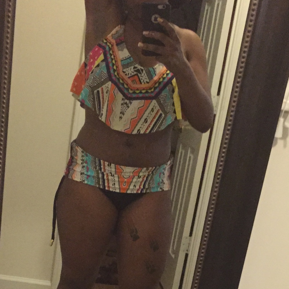 Colorful bathing suit